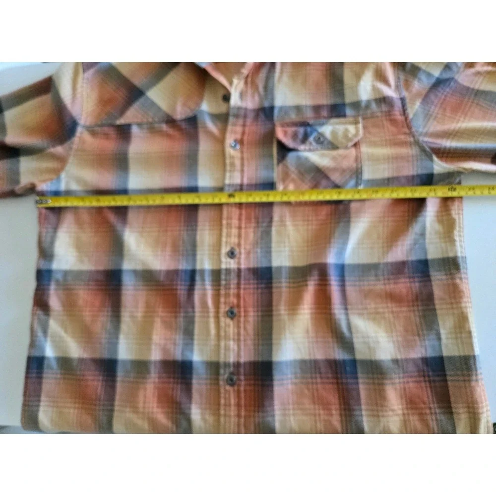 Howler Bros Mens XL Plaid Button Down Shirt Huckberry Harkers Flannel - Picture 7 of 9